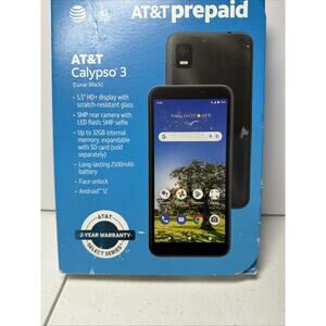 AT&T Calypso 3 32GB Black Smartphone (AT&T) NEW in Box Android